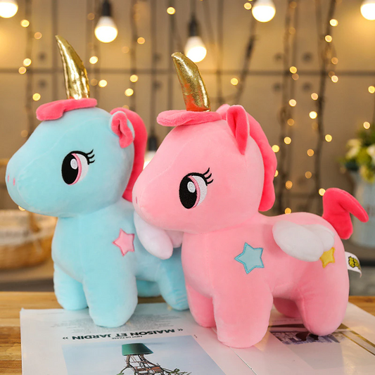 Unicorn Stuffed Plush Toy Animal 10/20cm Pillow Doll Soft Baby Kids Sleeping Gifts Kawaii