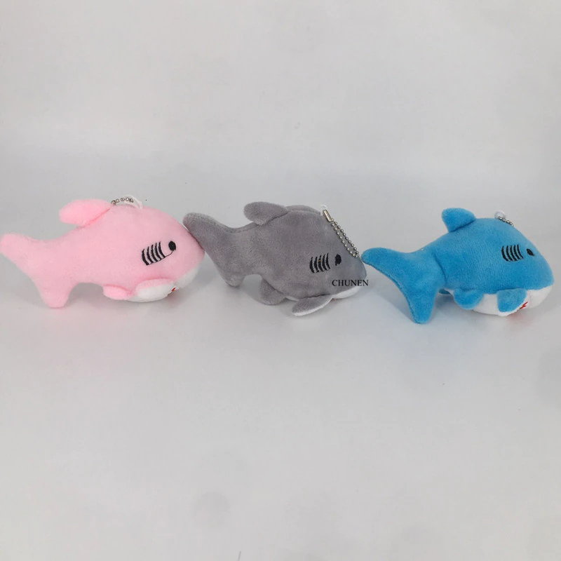 Mini Key Plush Shark Toy Animal Dolls Ocean 12CM Approx.