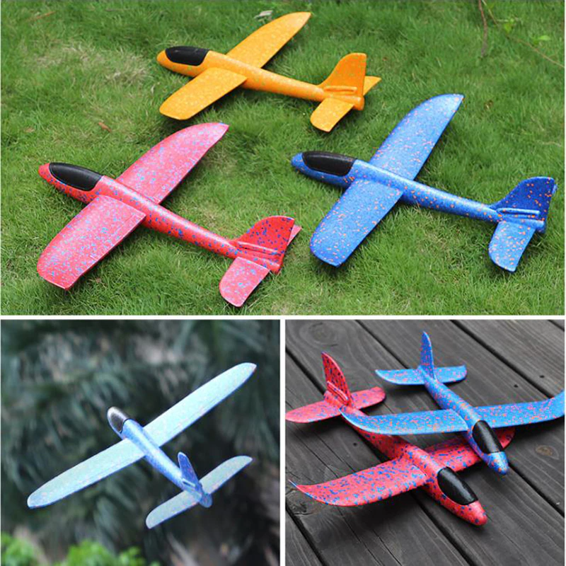 Plane Big Foam 50CM Glider Hand Throw Airplane Light Inertial EPP Kids Toys