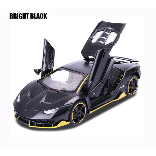 Car Model Metal Lamborghini LP770 Alloy Diecast Sound Light Toys Children Kids 1:32