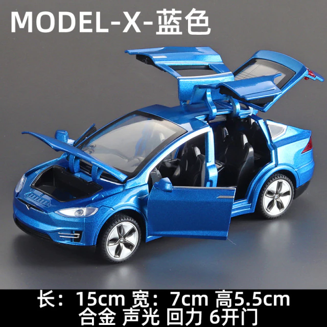 Car Model Tesla MODEL X MODEL 3 MODEL S Alloy Metal Vehicles Cars Kid Toys Children 1:32