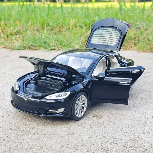 Car Model Tesla MODEL X MODEL 3 MODEL S Alloy Metal Vehicles Cars Kid Toys Children 1:32