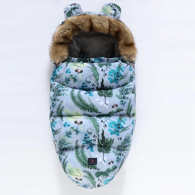 Baby Sleeping Bag Newborn Blanket Winter Windproof Warm Baby Infant For Stroller Nursery Wrap Envelope