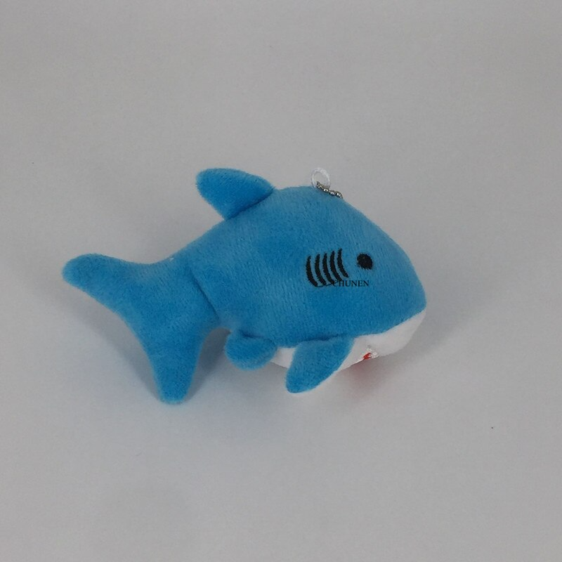 Mini Key Plush Shark Toy Animal Dolls Ocean 12CM Approx.