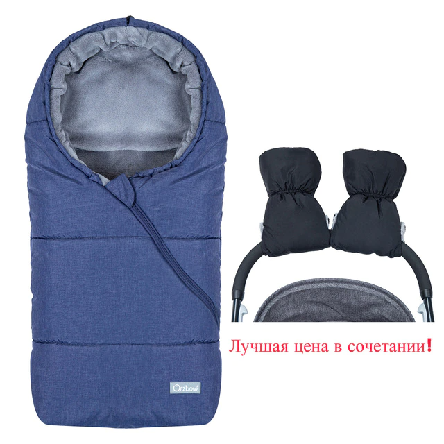 Baby Sleeping Bag Newborn Blanket Swaddle Toddler Winter Warm Stroller Wrap Zipper Envelope Pushchair Pram