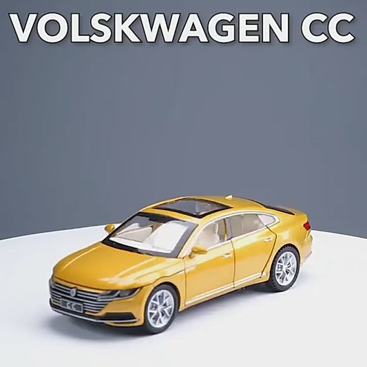 Car Model Volkswagen CC arteon Alloy Die Cast Metal Toy Pull Back Children kids vehicles 1:32