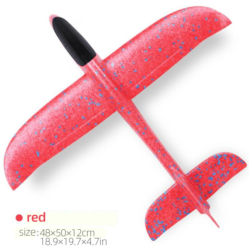 Plane Big Foam 50CM Glider Hand Throw Airplane Light Inertial EPP Kids Toys