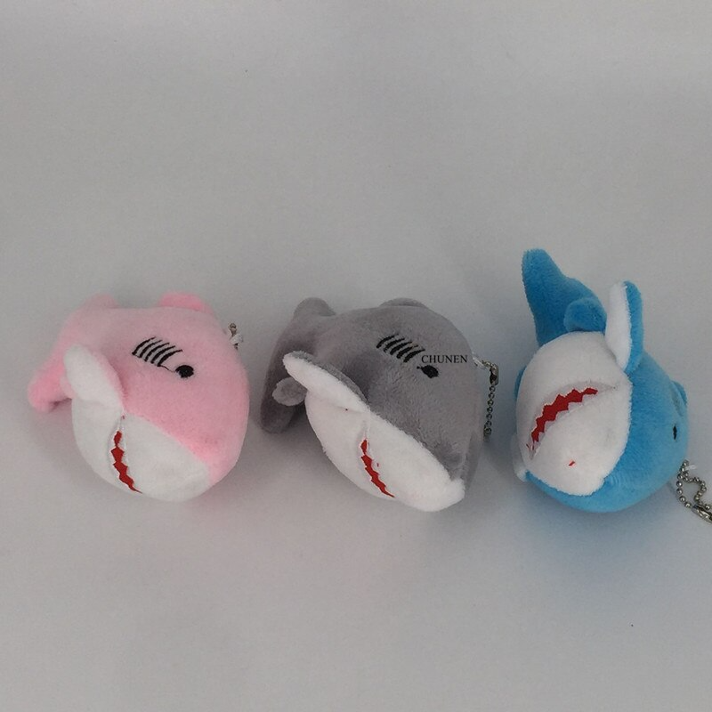 Mini Key Plush Shark Toy Animal Dolls Ocean 12CM Approx.