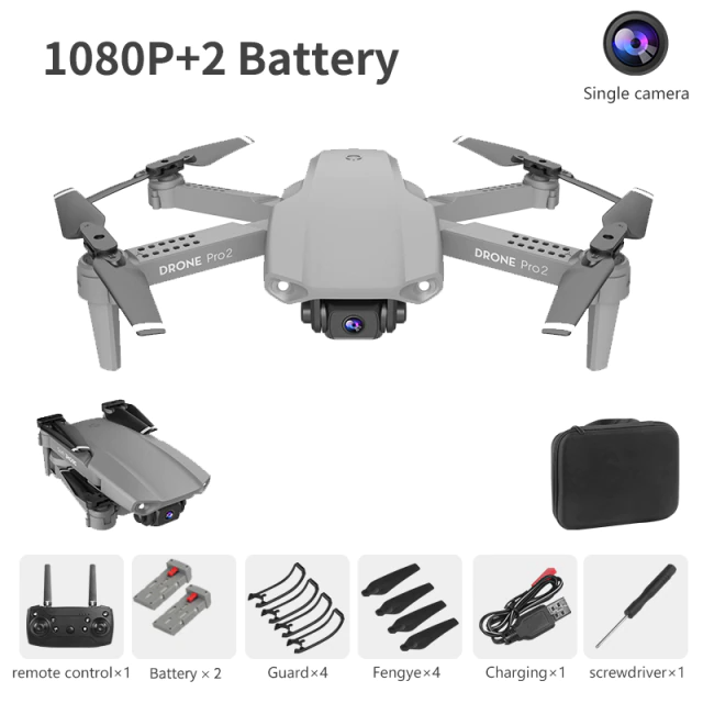 Drone Camera Quadcopter E99 Pro2 FPV Dual 720P 1080P 4K Hold WiFi RC Remote Control Foldable Mini