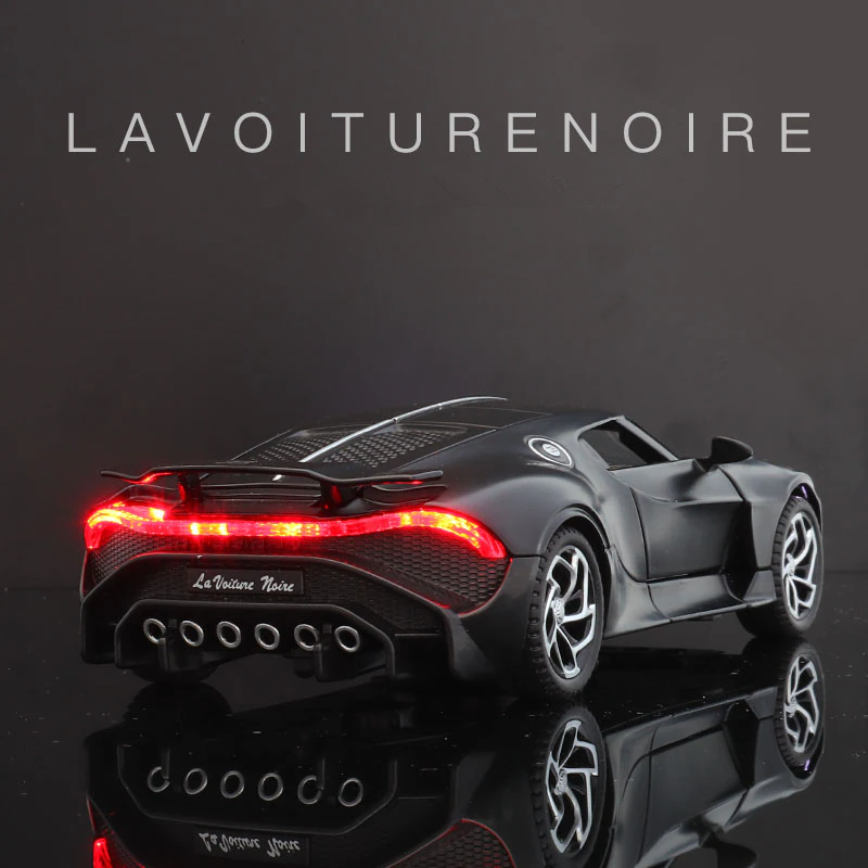 Car Model Metal Toy Bugatti La Voiture Noire Sports High Simulation Children kids