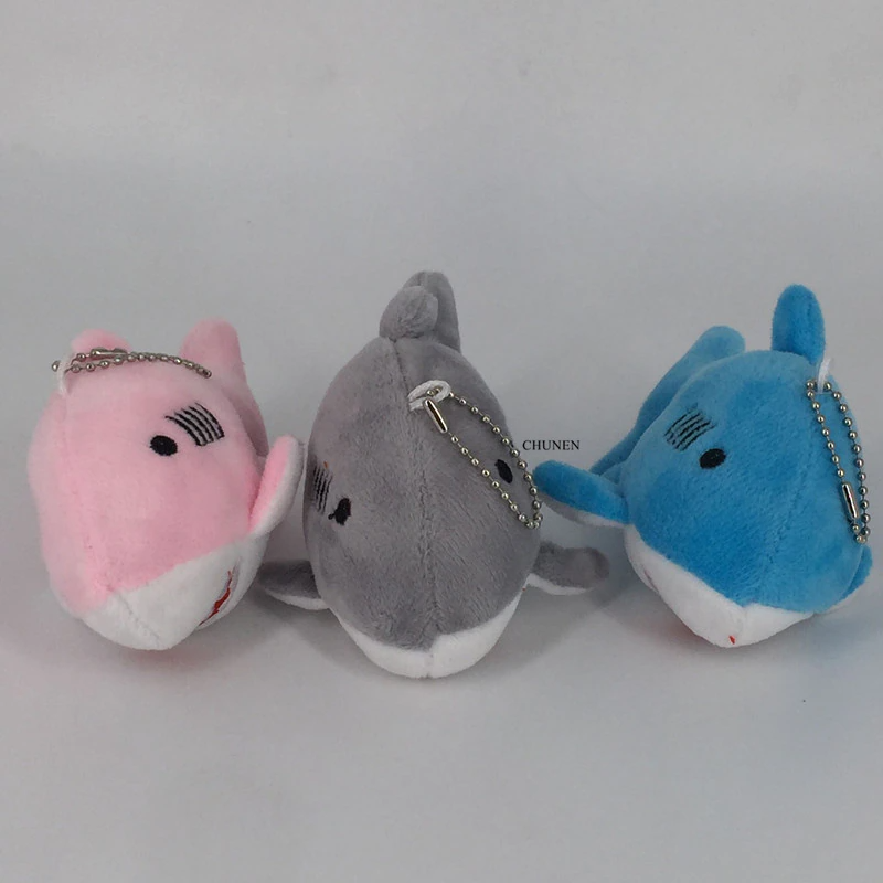 Mini Key Plush Shark Toy Animal Dolls Ocean 12CM Approx.