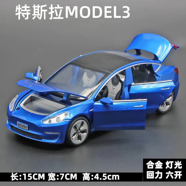 Car Model Tesla MODEL X MODEL 3 MODEL S Alloy Metal Vehicles Cars Kid Toys Children 1:32