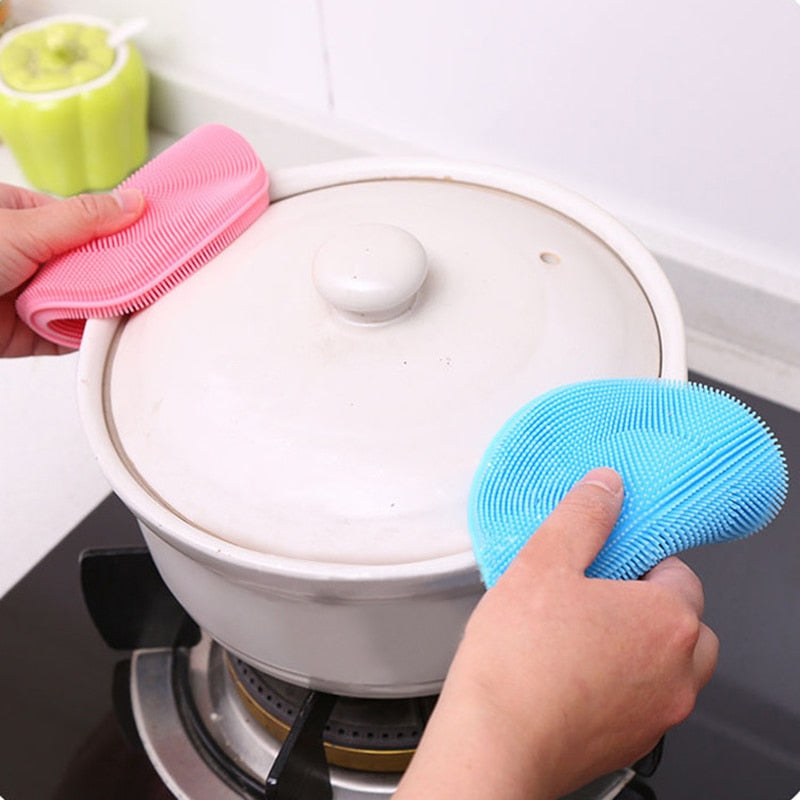 Silicone Magic Cleaner Fruit Mat Pots and Pans