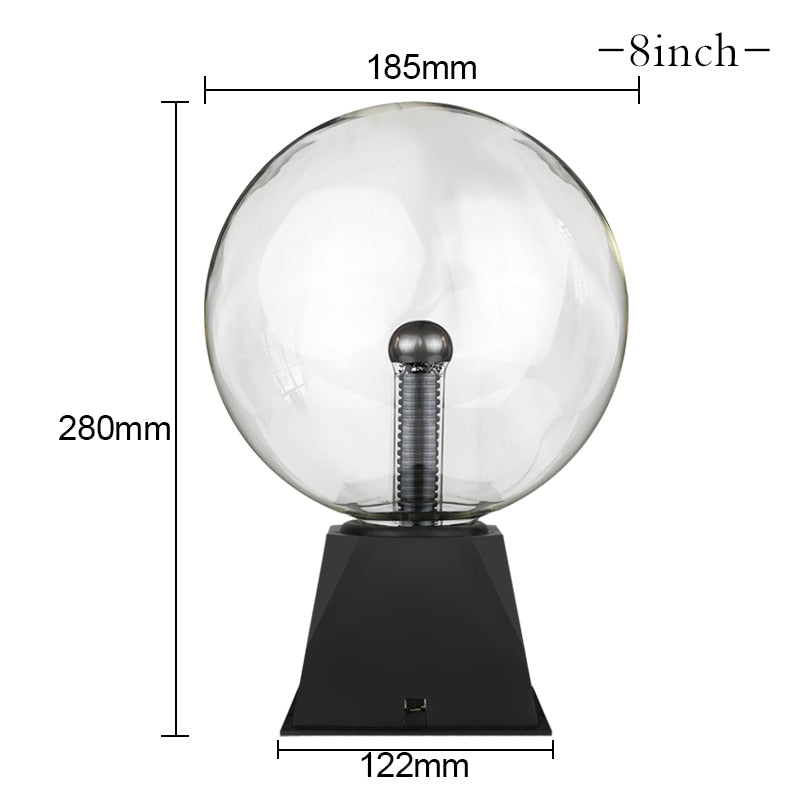 Novelty Crystal Plasma Ball Touch Lamp