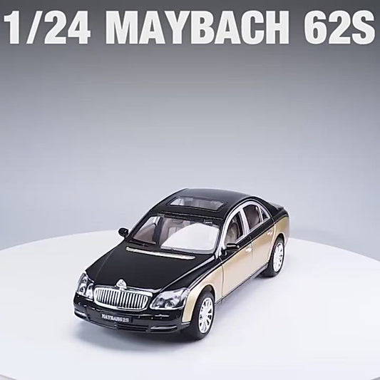 Car Model Mercedes Benz Maybach 62s S650 Classic Alloy Diecast Metal Toy Vehicles Car Kids 1:24