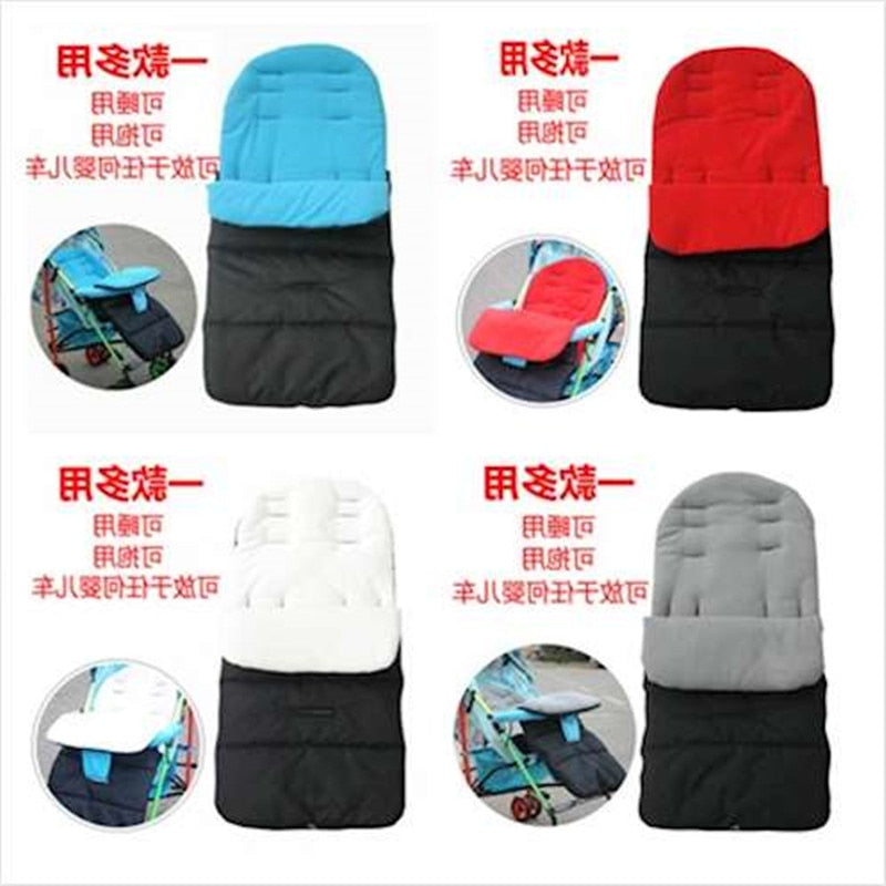 Baby Sleeping Bag Newborn Infant Swaddle Toddler Winter Warm Stroller Wrap Zipper Envelope Waterproof