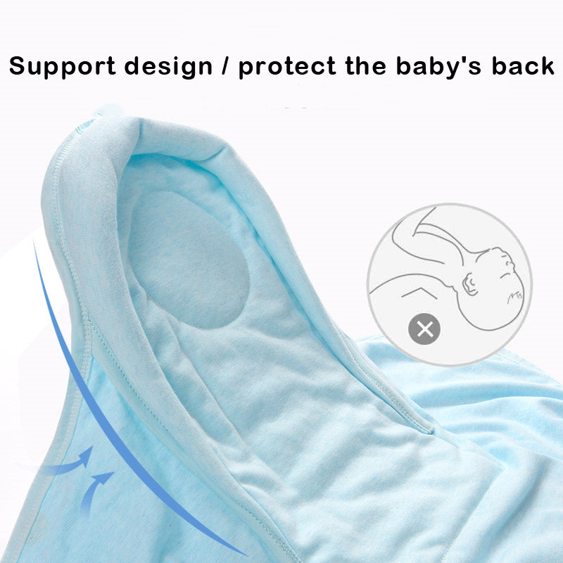 Baby Sleeping Bag Newborn Cotton Blanket Swaddle Toddler Winter Warm Stroller Wrap 0-8M