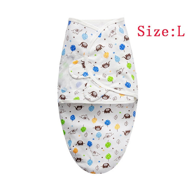 Baby Sleeping Bag Newborn soft 100% cotton 0-6 months Blanket Swaddle Toddler Warm Stroller Wrap Envelop