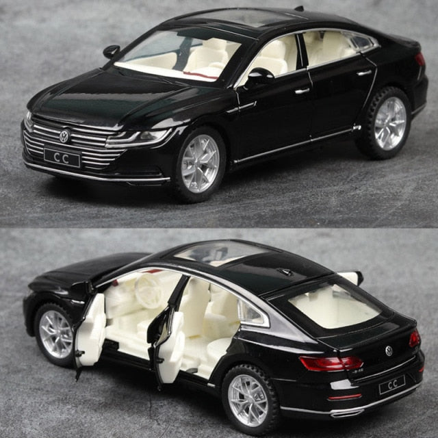 Car Model Volkswagen CC arteon Alloy Die Cast Metal Toy Pull Back Children kids vehicles 1:32