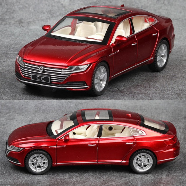 Car Model Volkswagen CC arteon Alloy Die Cast Metal Toy Pull Back Children kids vehicles 1:32