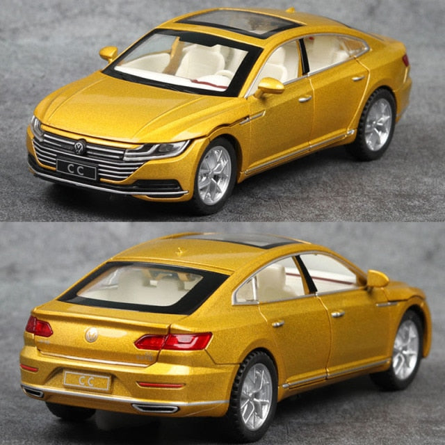 Car Model Volkswagen CC arteon Alloy Die Cast Metal Toy Pull Back Children kids vehicles 1:32