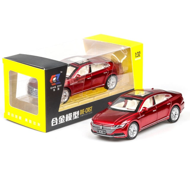 Car Model Volkswagen CC arteon Alloy Die Cast Metal Toy Pull Back Children kids vehicles 1:32