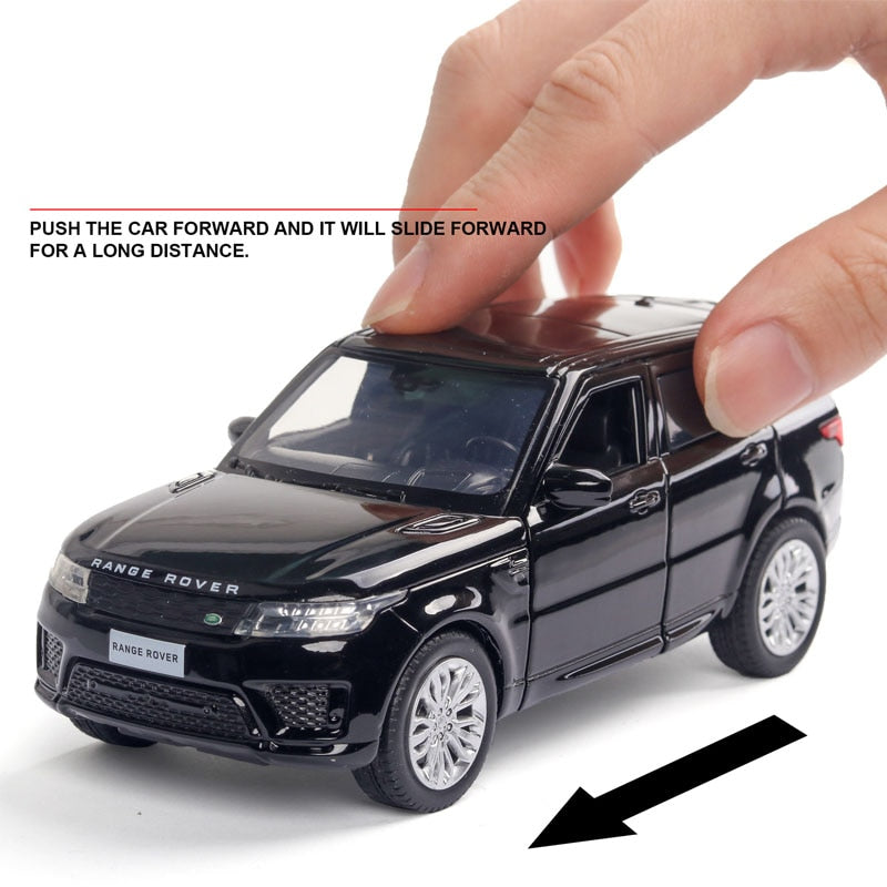 Car Model Land-Rover Range Rover Metal Alloy Sound and Light kids Children Toys 1:32