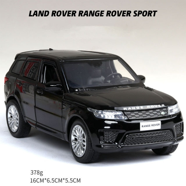 Car Model Land-Rover Range Rover Metal Alloy Sound and Light kids Children Toys 1:32