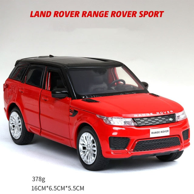 Car Model Land-Rover Range Rover Metal Alloy Sound and Light kids Children Toys 1:32