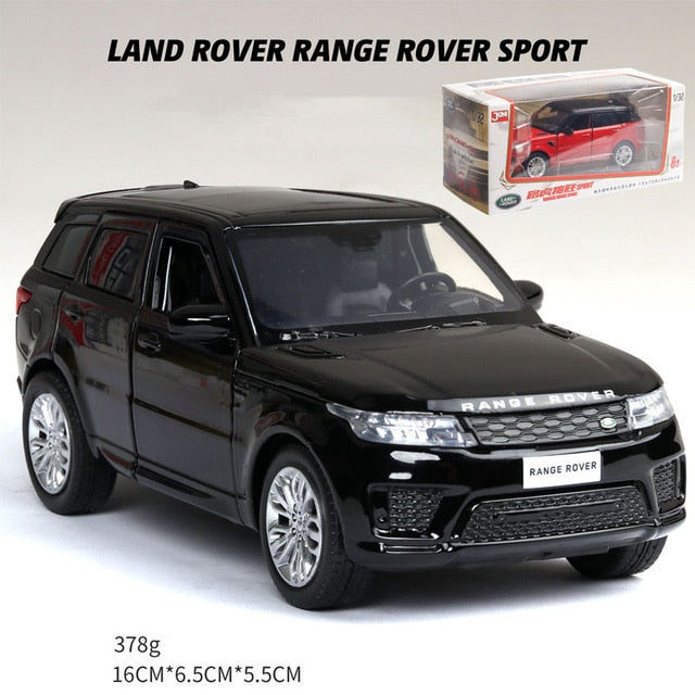 Car Model Land-Rover Range Rover Metal Alloy Sound and Light kids Children Toys 1:32