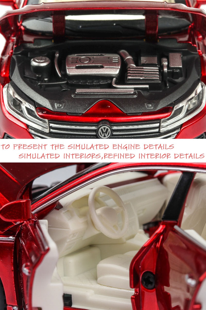 Car Model Volkswagen CC arteon Alloy Die Cast Metal Toy Pull Back Children kids vehicles 1:32