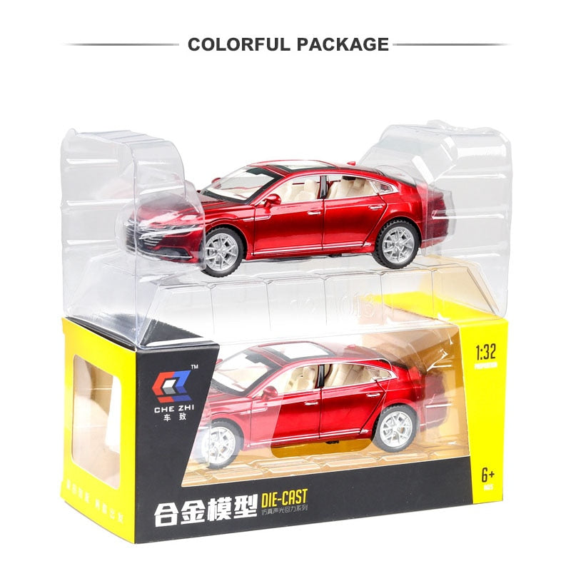 Car Model Volkswagen CC arteon Alloy Die Cast Metal Toy Pull Back Children kids vehicles 1:32