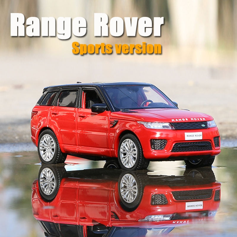 Car Model Land-Rover Range Rover Metal Alloy Sound and Light kids Children Toys 1:32