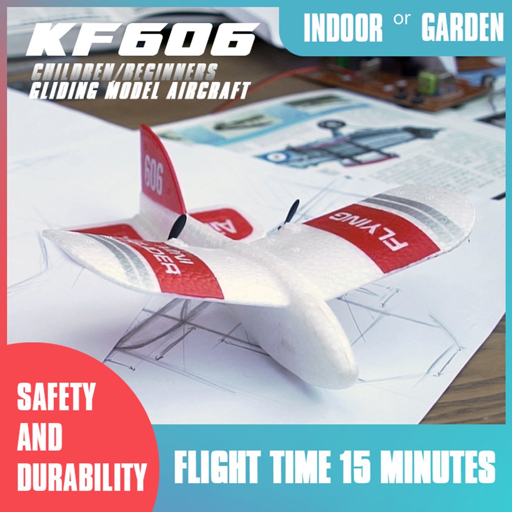 RC Remote Control Foam plastic Plane KF606 Airplane Aircraft Fighter 2.4G Radio Control Glider Toys Children kids