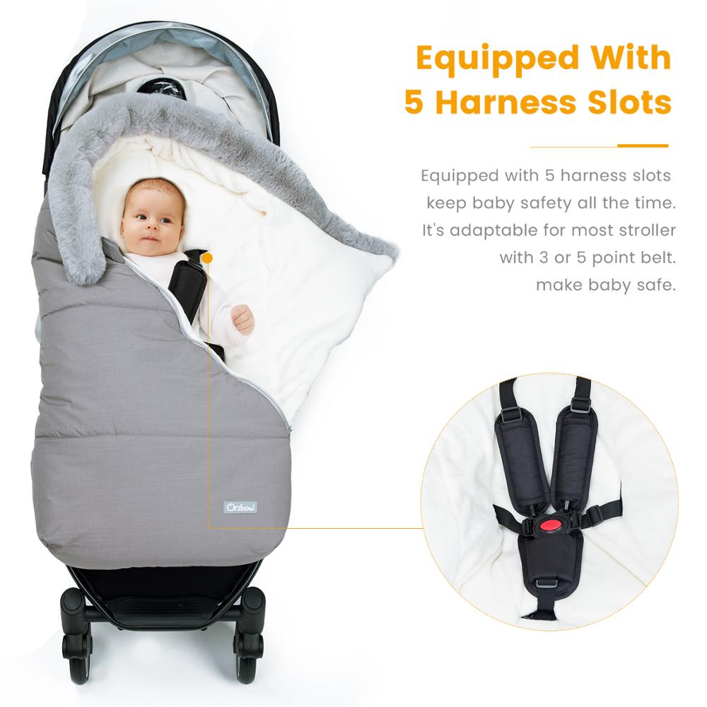 Baby Sleeping Bag Newborn Blanket Swaddle Toddler Winter Warm Stroller Wrap Zipper Envelope Pushchair Pram