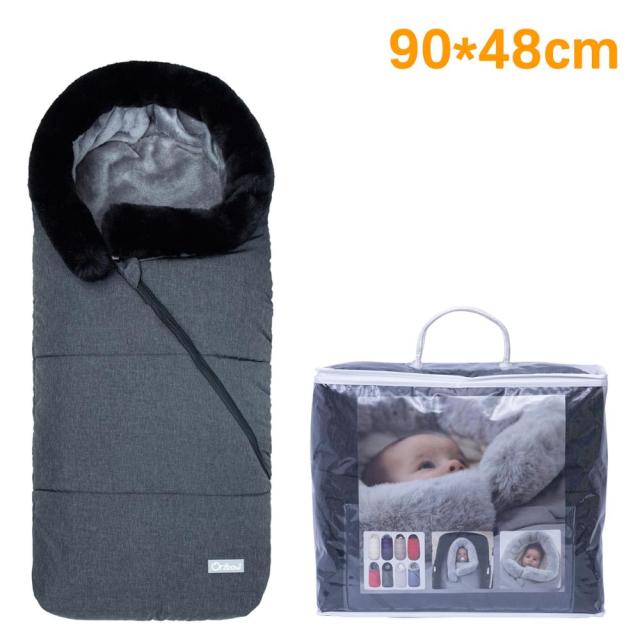 Baby Sleeping Bag Newborn Blanket Swaddle Toddler Winter Warm Stroller Wrap Zipper Envelope Pushchair Pram