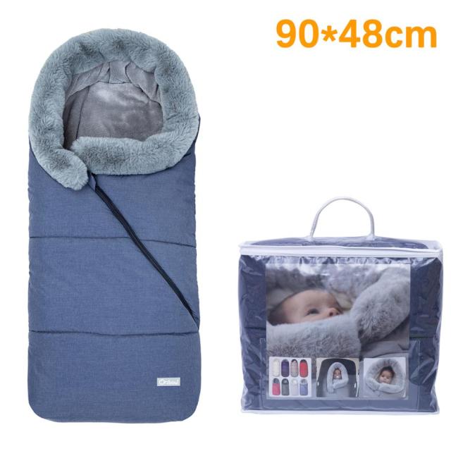 Baby Sleeping Bag Newborn Blanket Swaddle Toddler Winter Warm Stroller Wrap Zipper Envelope Pushchair Pram