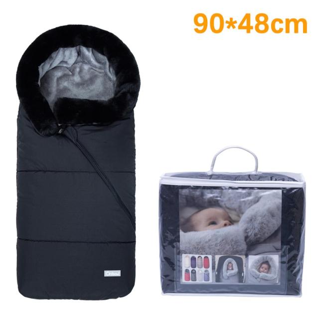 Baby Sleeping Bag Newborn Blanket Swaddle Toddler Winter Warm Stroller Wrap Zipper Envelope Pushchair Pram