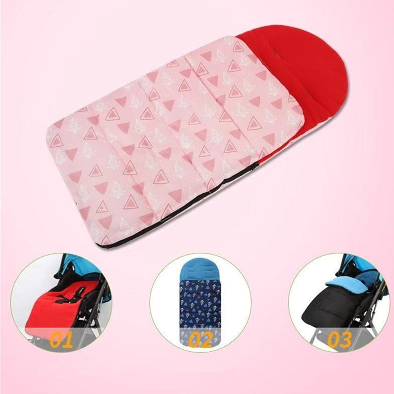 Baby Sleeping Bag Newborn Infant Swaddle Toddler Winter Warm Stroller Wrap Zipper Envelope Waterproof