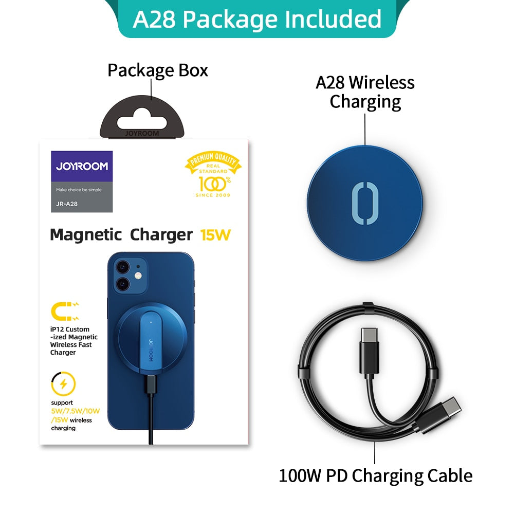 15W Qi Magnetic Wireless Fast Charger