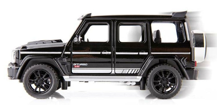 Car Model Mercedes Benz G700 G65 SUV Diecast Metal Toy Alloy Vehicle Sound Light Pull Back Kids Toys 1:32