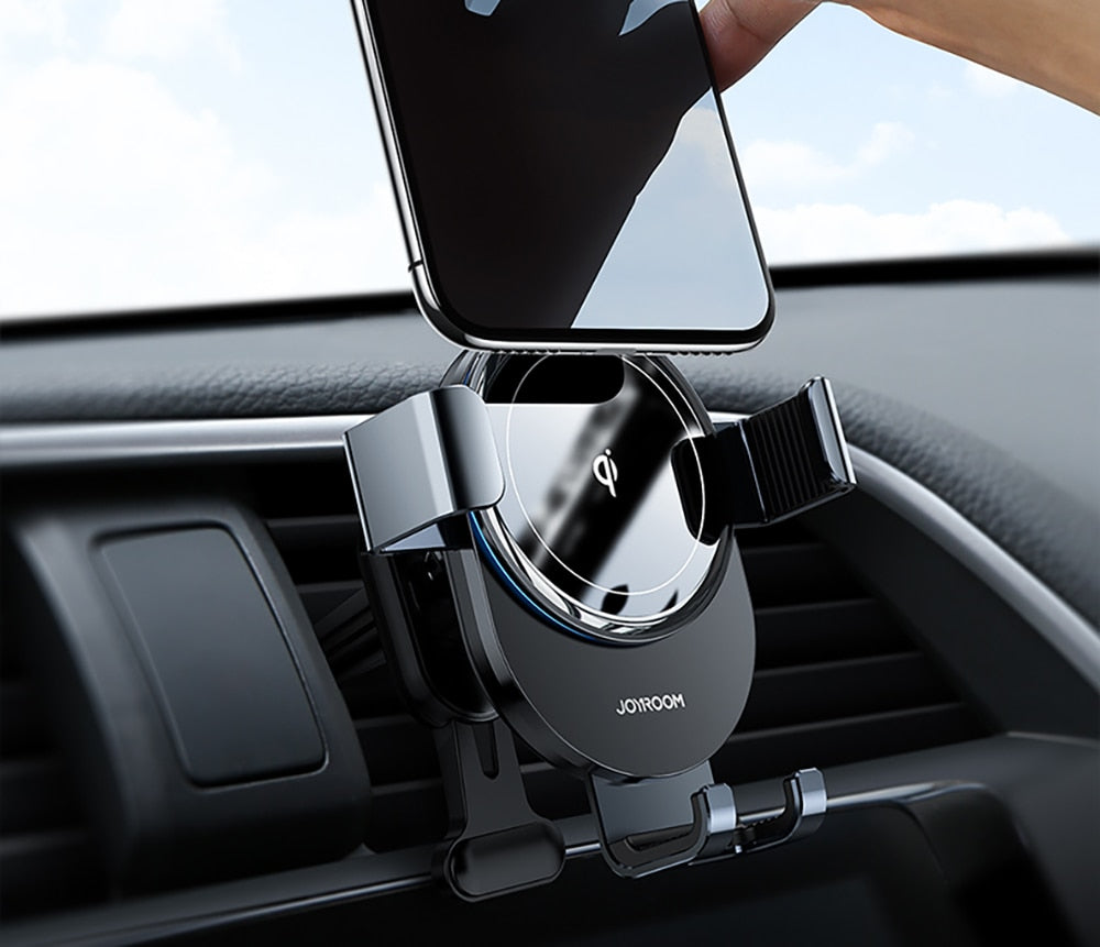 15W Qi Car Phone Holder Wireless Charger Air Vent Mount