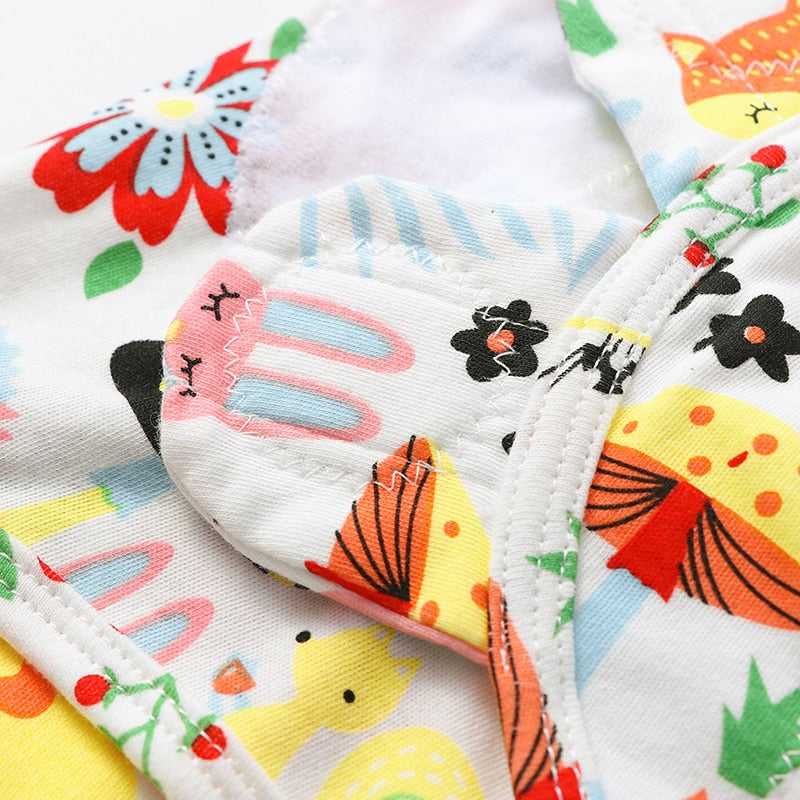 Baby Sleeping Bag Newborn soft 100% cotton 0-6 months Blanket Swaddle Toddler Warm Stroller Wrap Envelop