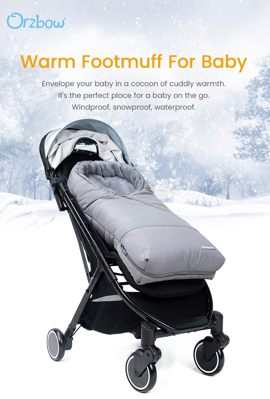 Baby Sleeping Bag Newborn Blanket Swaddle Toddler Winter Warm Stroller Wrap Zipper Envelope Pushchair Pram