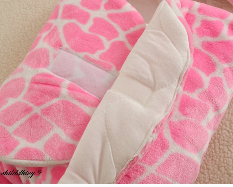 Baby Sleeping Bag Newborn Blanket Swaddle Toddler Winter Warm Stroller Wrap Cotton Envelope 0-9