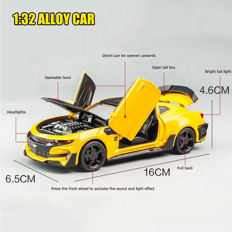 Car Model Chevrolet Camaro Diecasts & Toy Vehicles Metal Alloy Toys Children kids 1:32 & 1:36