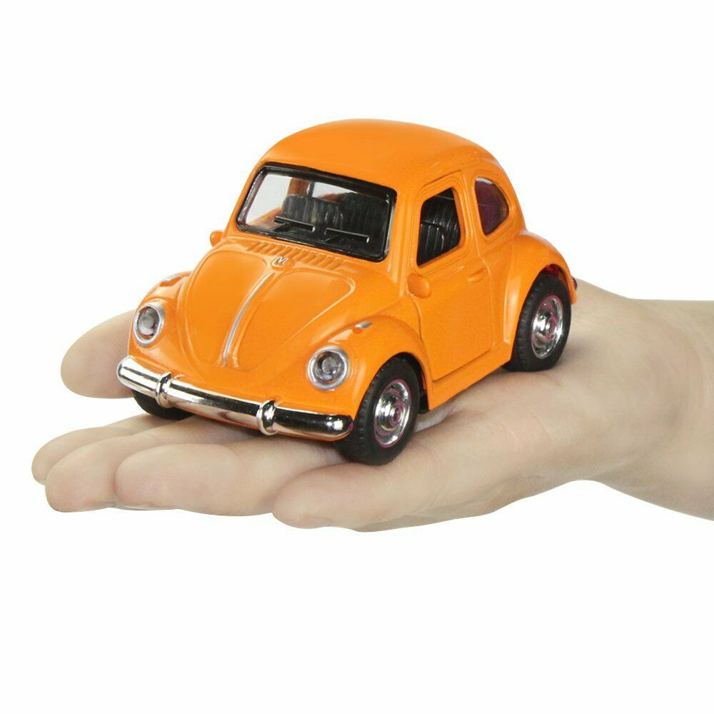 Car Model Beetle Mini Toy Diecast Metal Alloy Vehicle Pullback Sound Light Kids children Toddlers 1:38