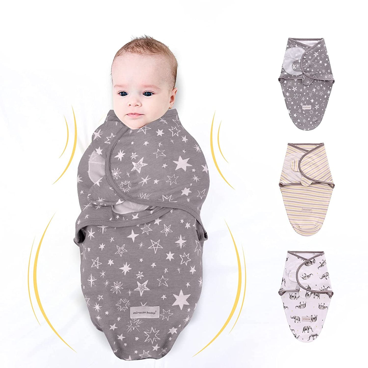 Baby Sleeping Bag Newborn Swaddle Wrap + Hat Cotton Blanket Baby Infant Nursery Envelope Infant 0-6 Months