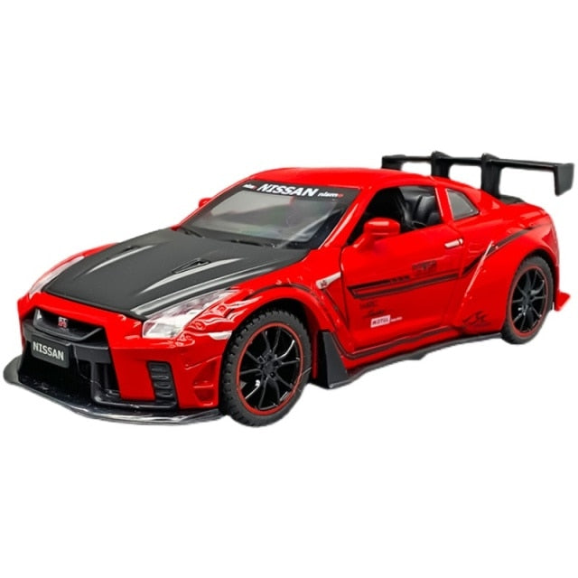 Car Model NISSAN GTR R35 Sports Metal Car Alloy Diecasts Toy Vehicles Cars Kid Children 1:32