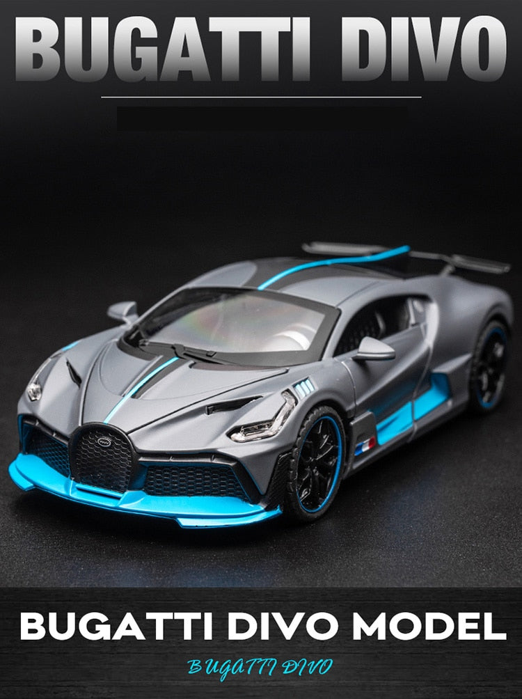 Car Model Bugatti Divo Metal Toy Alloy Diecast Vehicles Toys For kids 1:32